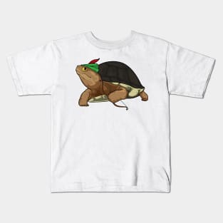 Turtle Archer Bow Kids T-Shirt